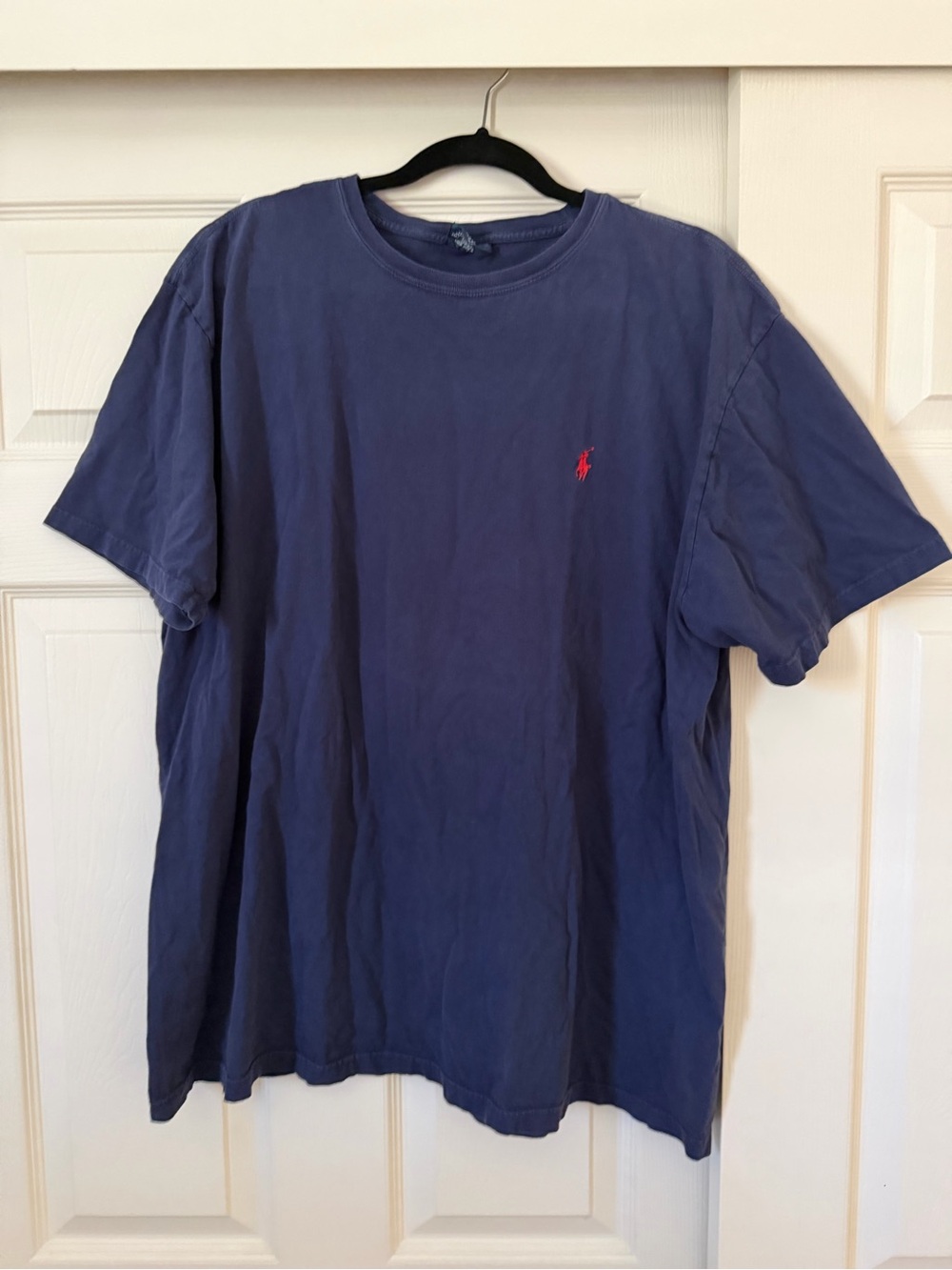 Ralph Lauren Short Sleeve Crew Tee in Navy with Red Pony